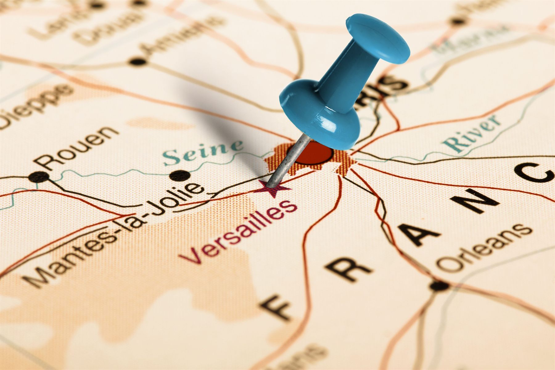 Carte des Yvelines avec repère de localisation